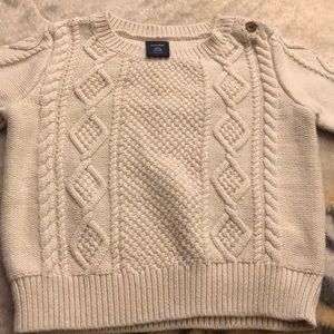Boys cream sweater